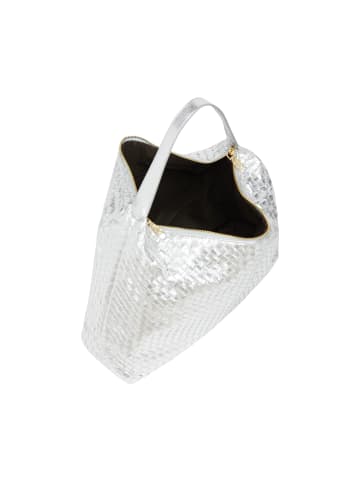 faina Women Hobo Bag in Silver