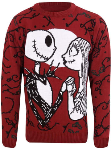 Nightmare Before Christmas Pullover "Jack And Sally Jumper" in Rot