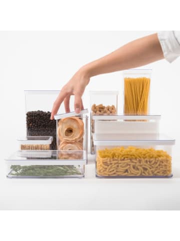 Rotho Vorratsdose 2.1 l LOFT in Transparent / Horizon blau