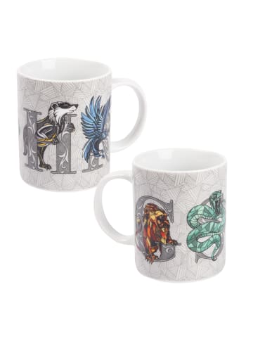 Harry Potter Harry Potter Tasse - 4 Häuser  320 ml in weiß
