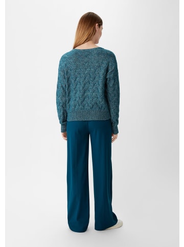 comma Strickpullover in 6904_dunkles türkis