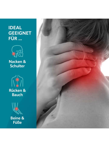 VITALmaxx Shiatsu-Massagegerät Nacken & Schulter 12V schwarz Schwarz