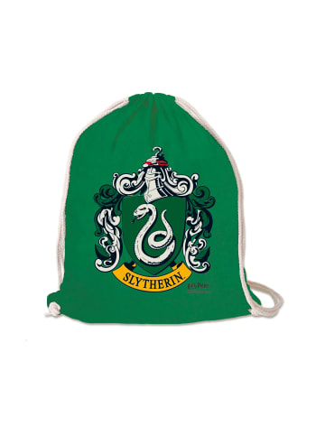 Logoshirt Turnbeutel Harry Potter - Slytherin Logo in grün