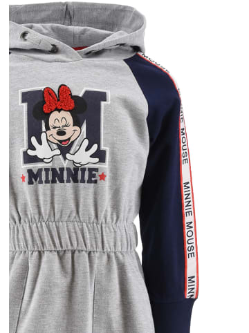 Disney Minnie Mouse Kleid langarm Sweatkleid in Grau