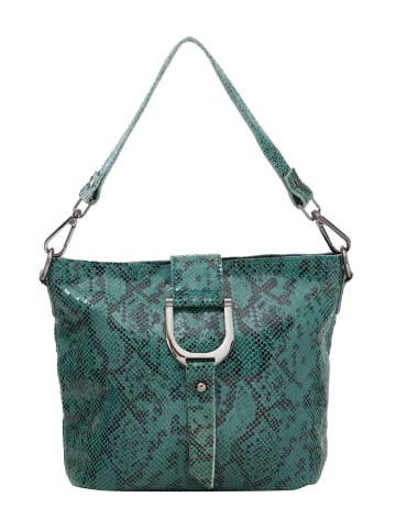 NAEMI Damen Schultertaschen in Oliv Mehrfarbig