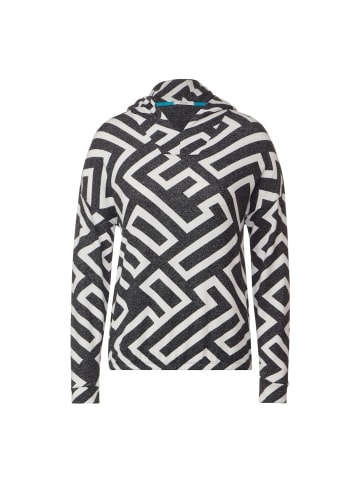 Cecil Langarmshirt in black melange