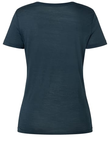 super.natural Merino T-Shirt in blau