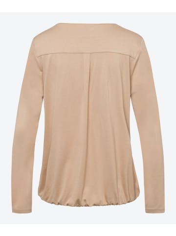 BRAX  Langarmshirt in camel