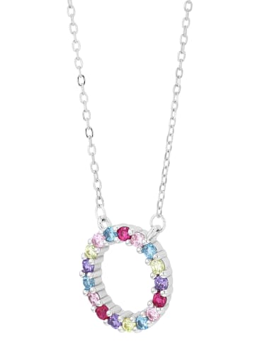 Adeliás Damen Halskette mit Anhänger – aus 925 Silber in silber