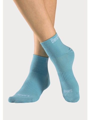 Bench Sportsocken in 2x türkis, 2x weiß, 2x schwarz
