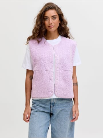 JJXX Teddyfell Weste in Purple Rose