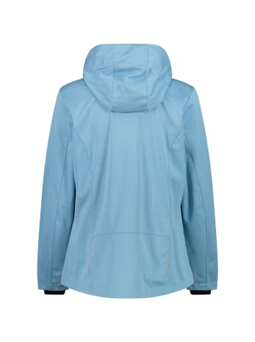 cmp Softshelljacke WOMAN JACKET ZIP HOOD in Blau