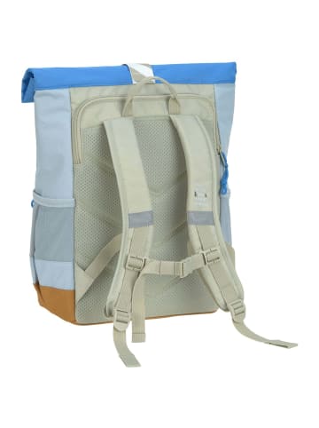 Lässig Sunny Explorer - Rolltop Kinderrucksack Medium 39 cm (green/blue) in green/blue