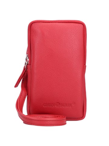 Greenburry Nappa Handytasche Leder 10,5 cm in red