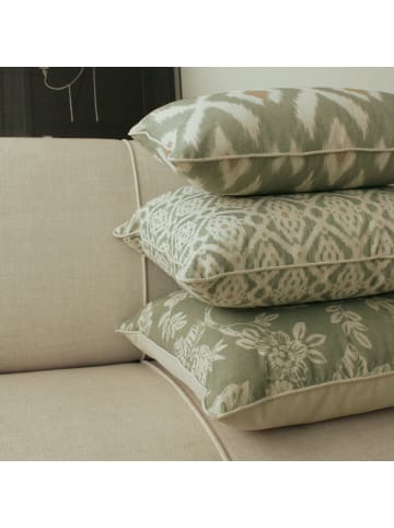 Erwin Müller Nicky-Velours, Samt Kissenhülle in oliv