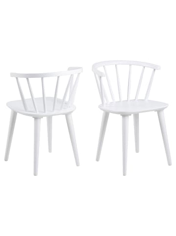 ebuy24 Esszimmerstuhl Ida Weiß 2er Set