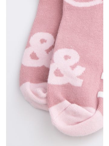 Coccodrillo Socken in gedämpftes Rosa