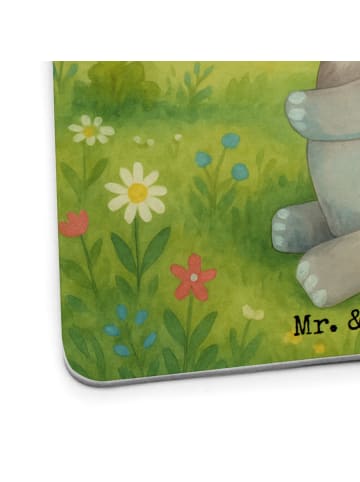 Mr. & Mrs. Panda Tischuntersetzer Elefant Biene Design ohne Spruch in Weiß