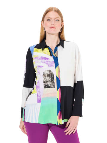 Ulla Popken Hemdbluse in schneeweiß