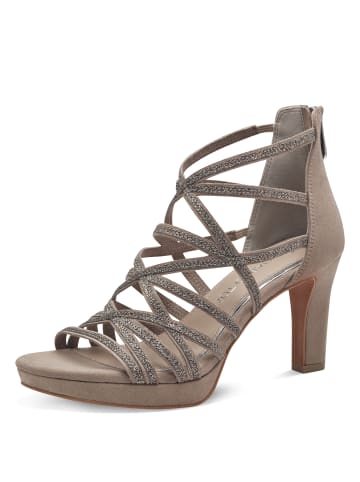 Marco Tozzi Sandale Sandalette in taupe