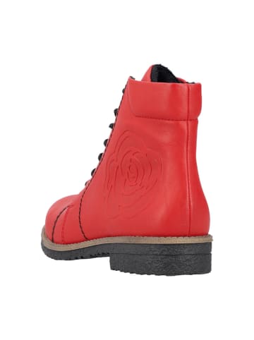 rieker Komfort Stiefeletten in Rot