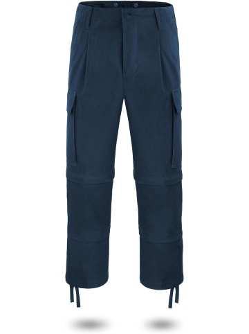 Normani Outdoor Sports Herren 3-in-1 Zip-Off Moleskinhose Daytona in Navy