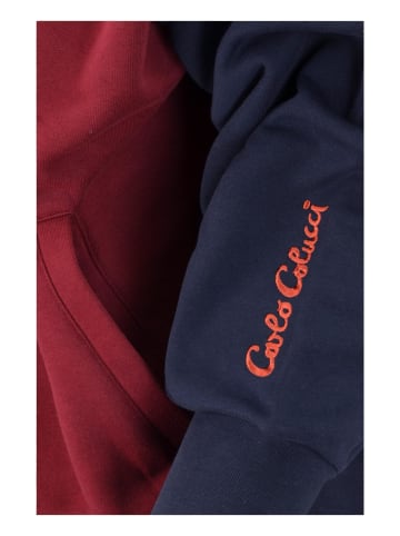 Carlo Colucci Sweatjacke Carla in Bordeaux