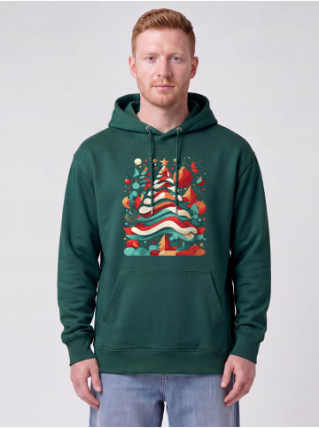 wat? Apparel Sweatshirt Christmas Tree in Glazed Green