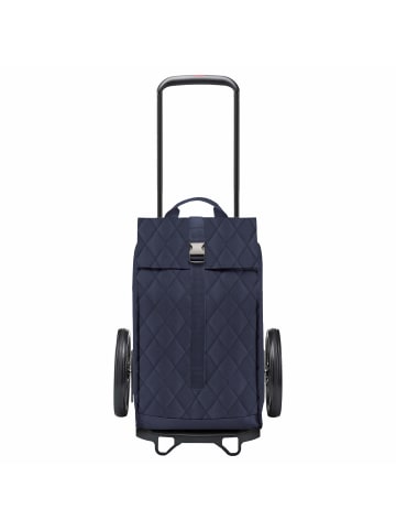 Reisenthel citycruiser - Einkaufstrolley 55 cm (twist maroon) in rhombus midnight