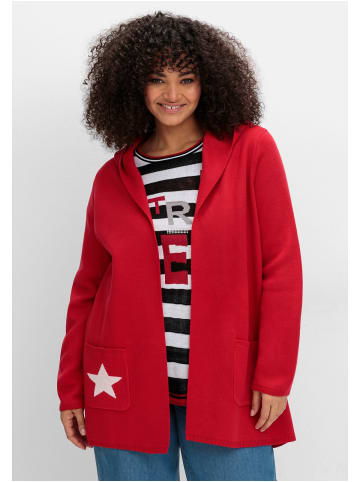 sheego Strickjacke in rot