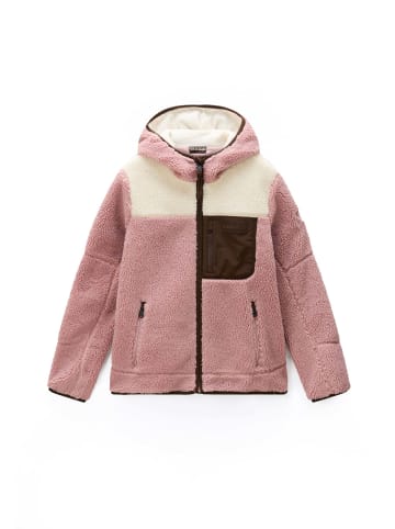 Napapijri Fleecejacke YUPIK OG H W 1 in Pink Woodrose