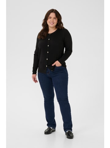 KAFFE curve Strickjacke KCregitta Regular fit in Black Deep