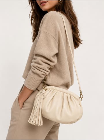 collezione alessandro Umhängetasche " Nappa " in beige