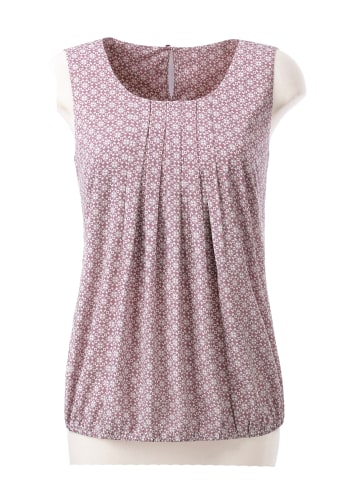 WITT WEIDEN Blusentop in rosenholz-weiß-gemustert