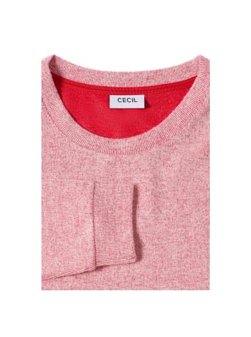 Cecil Langarmshirt in fiery red melange