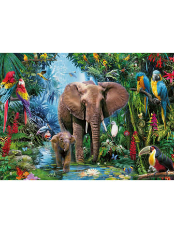 Ravensburger Ravensburger Kinderpuzzle - 12901 Dschungelelefanten - Tier-Puzzle für Kinder...