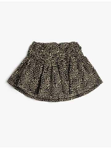 KOTON Shorts in Beige Gemustert