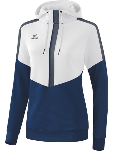 erima Trainingsjacke "Squad Kapuzensweat" in Weiß