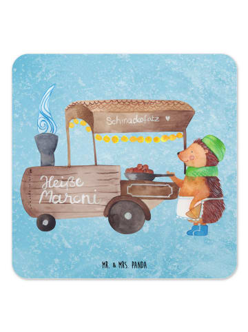 Mr. & Mrs. Panda Coaster Igel Maronen ohne Spruch in Eisblau