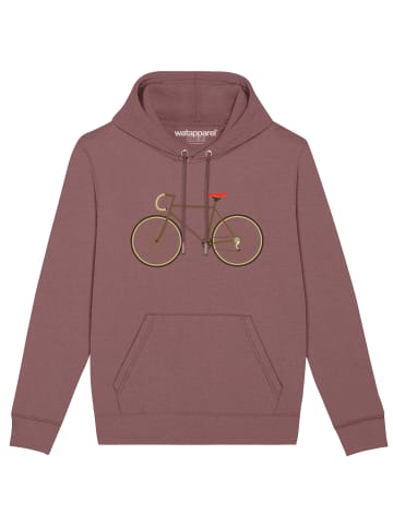 wat? Apparel Sweatshirt Fahrrad in Kaffa Coffee