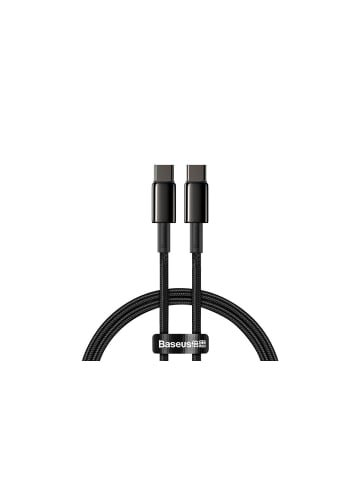 Baseus USB Type C Kabel Schnellladung Power Delivery Quick Charge in Schwarz