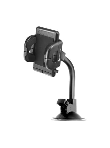COFI 1453 Autohalterung KFZ-Halterung GSM (REGULAR) + BOGEN (17cm) in Schwarz