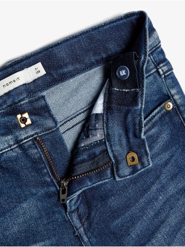 name it Jungen Stretch Jeanshose in Blau