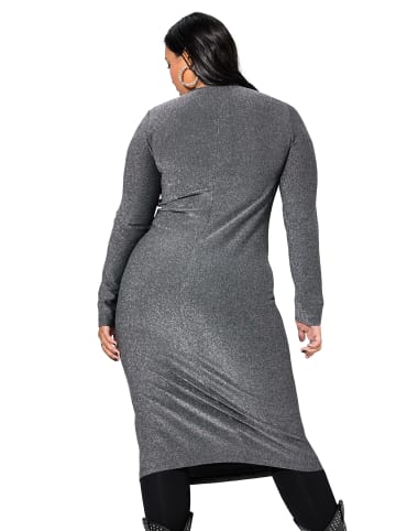 Studio Untold Midikleid in schwarz