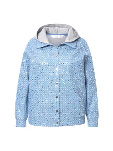 Angel of Style Sweatjacke in grau melange