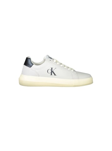 Calvin Klein Grau Weiß Polyurethan Herren Sneaker