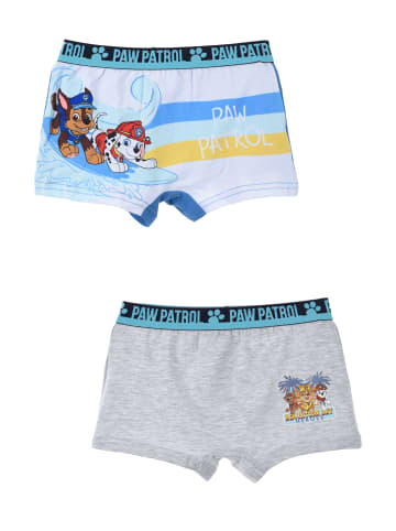 Paw Patrol 2er-Set: Boxershorts Unterhosen Chase, Marshall und Rubble in Mehrfarbig