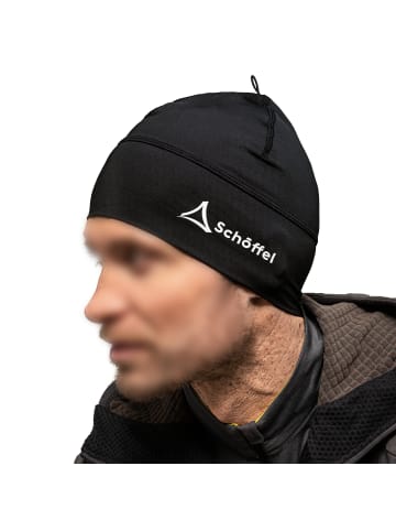 Schöffel Mütze in Schwarz