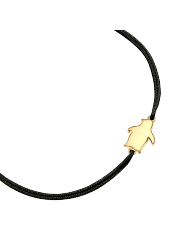 Glanzstücke München Armband Pinguin aus Sterling Silber in gelbgold