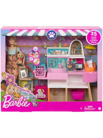 Mattel Mattel GRG90 Barbie Haustier-Salon Spielset mit Puppe in Mehrfarbig ab 3 Jahre